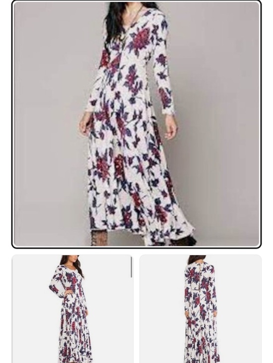 Free People Dresses & Skirts - Free People First kiss Long Sleeve Maxi Dress size S
